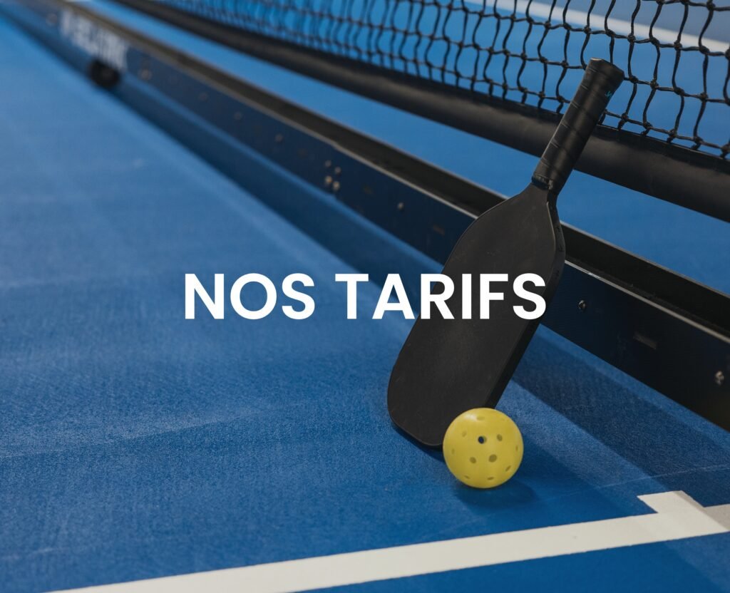 Tarifs Pickle Arena